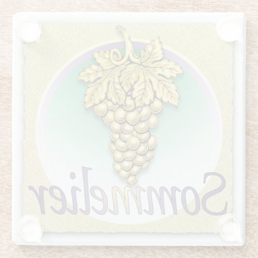 Symbol Sommelier Glasuntersetzer (Rückseite)