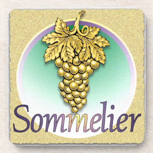 Symbol Sommelier Untersetzer (Vorderseite)