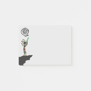 Symbol Spiral Snake Kokopelli Notes Post-it Klebezettel