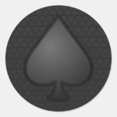 Symbol-Sticker Runder Aufkleber (Vorderseite)