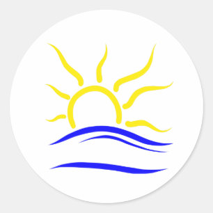 Symbol-Sticker Runder Aufkleber