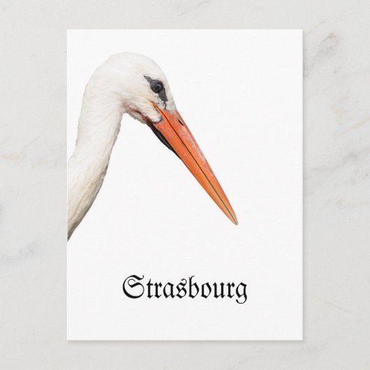 Symbol Straßburg, Elsass Postkarte (Vorderseite)