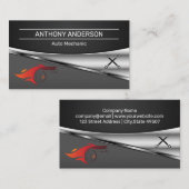 Symbol Turbo Fire and Tools Visitenkarte (Vorne/Hinten)