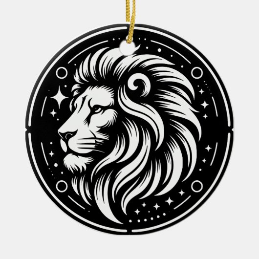 Symbol und Merkmale des Horoskops Keramik Ornament (Vorne)