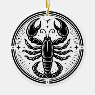 Symbol und Merkmale des Horoskops Keramik Ornament