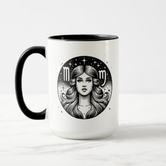 Symbol und Merkmale des Horoskops - Virgo Tasse