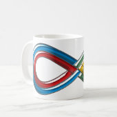 Symbol Unendlich infinit infinity Kaffeetasse (Vorderseite Links)