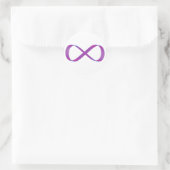 Symbol Unendlichkeit infinity Runder Aufkleber (Tasche)