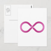 Symbol Unendlichkeit Unendlichkeit Postkarte (Vorne/Hinten)