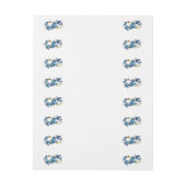 Symbol Unendlichkeit von blauen Morpho-Schmetterli (Bogen)