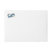 Symbol Unendlichkeit von blauen Morpho-Schmetterli (Vorderseite)