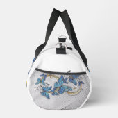 Symbol Unendlichkeit von blauen Morpho-Schmetterli Duffle Bag (Rechts)