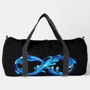 Symbol Unendlichkeit von kaltem klarem Wasser Duffle Bag