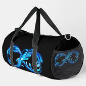 Symbol Unendlichkeit von kaltem klarem Wasser Duffle Bag (Rechte Ecke)