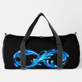 Symbol Unendlichkeit von kaltem klarem Wasser Duffle Bag (Rückseite)