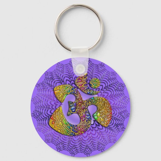 Symbol Universell OM/OM - Ornament Schlüsselanhänger (Vorderseite)