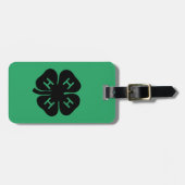 Symbol: Verein 4-H Gepäckanhänger (Vorderseite horizontal)