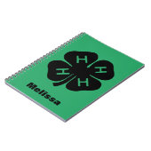 Symbol: Verein 4-H Notizblock (Linke Seite)