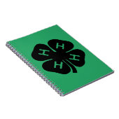 Symbol: Verein 4-H Notizblock (Rechte Seite)