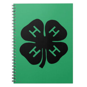 Symbol: Verein 4-H Notizblock