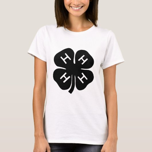 Symbol: Verein 4-H T-Shirt (Vorderseite)
