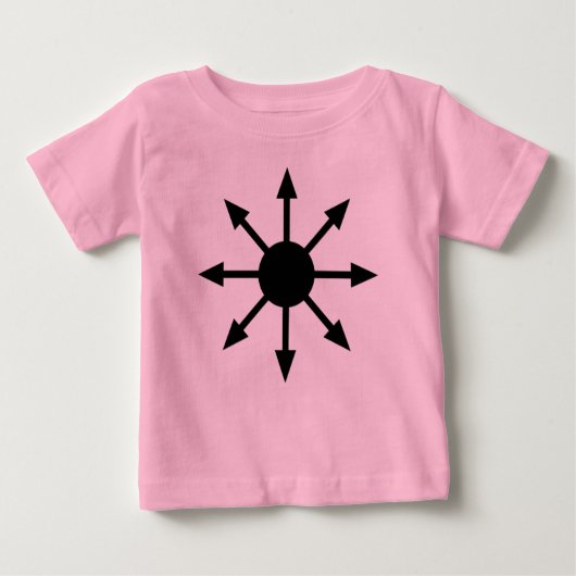 Symbol von Chaos oder Chaos Star Baby T-shirt (Vorderseite)