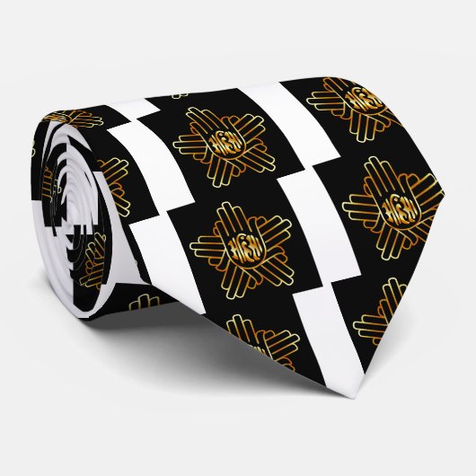 Symbol von Jainismus im Gold Krawatte (Gerollt)