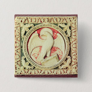 Symbol von Johannes der Evangelist Button