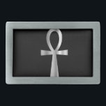 Symbol von Kemetism- Ankh Rechteckige Gürtelschnalle<br><div class="desc">Symbol von Kemetism- Ankh</div>