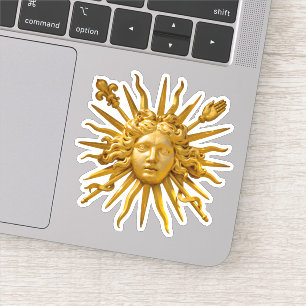 Symbol von Louis XIV der Sonnenkönig Aufkleber