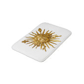 Symbol von Louis XIV der Sonnenkönig Badematte (Schrägansicht)