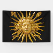 Symbol von Louis XIV der Sonnenkönig Banner (Horizontal)
