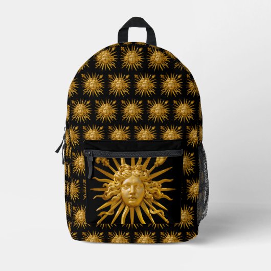 Symbol von Louis XIV der Sonnenkönig Bedruckter Rucksack (Vorderseite)