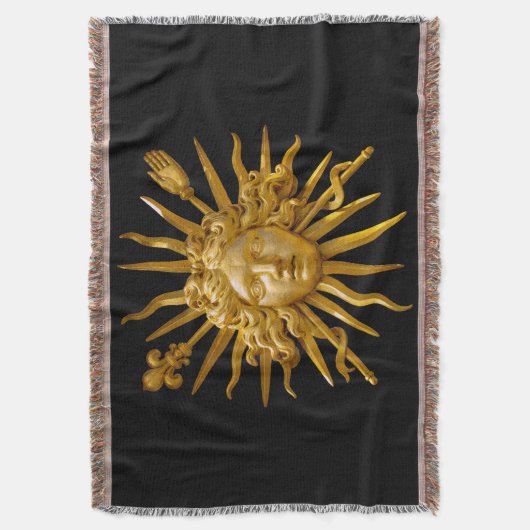 Symbol von Louis XIV der Sonnenkönig Decke (Vorderseite Vertikal)