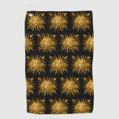 Symbol von Louis XIV der Sonnenkönig Golfhandtuch (Vorderseite)