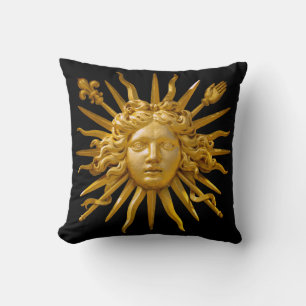 Symbol von Louis XIV der Sonnenkönig Kissen