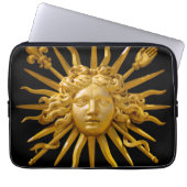 Symbol von Louis XIV der Sonnenkönig Laptopschutzhülle (Vorderseite)
