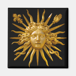 Symbol von Louis XIV der Sonnenkönig Magnet
