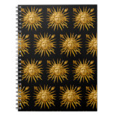 Symbol von Louis XIV der Sonnenkönig Notizblock (Vorderseite)