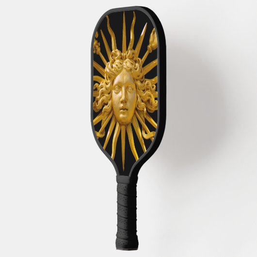 Symbol von Louis XIV der Sonnenkönig Pickleball Schläger (Links)