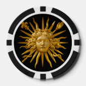 Symbol von Louis XIV der Sonnenkönig Pokerchips (Vorderseite)
