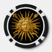 Symbol von Louis XIV der Sonnenkönig Pokerchips (Rückseite)