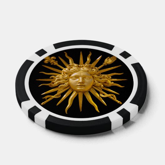 Symbol von Louis XIV der Sonnenkönig Pokerchips (Einzeln)