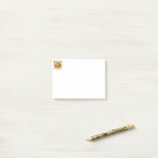 Symbol von Louis XIV der Sonnenkönig Post-it Klebezettel (Auf Schreibtisch)