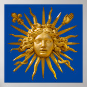 Symbol von Louis XIV der Sonnenkönig Poster (Vorne)