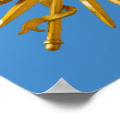 Symbol von Louis XIV der Sonnenkönig Poster (Ecke)