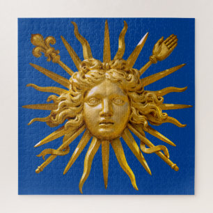 Symbol von Louis XIV der Sonnenkönig Puzzle