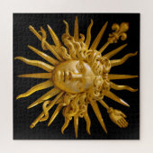 Symbol von Louis XIV der Sonnenkönig Puzzle (Horizontal)