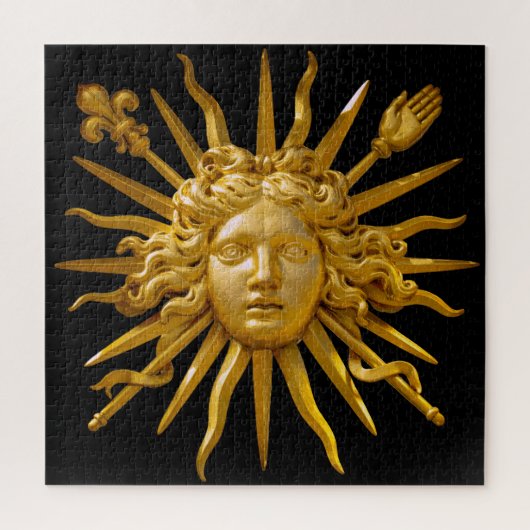 Symbol von Louis XIV der Sonnenkönig Puzzle (Vertikal)