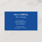 Symbol von Louis XIV der Sonnenkönig - QR-Code Visitenkarte (Rückseite)